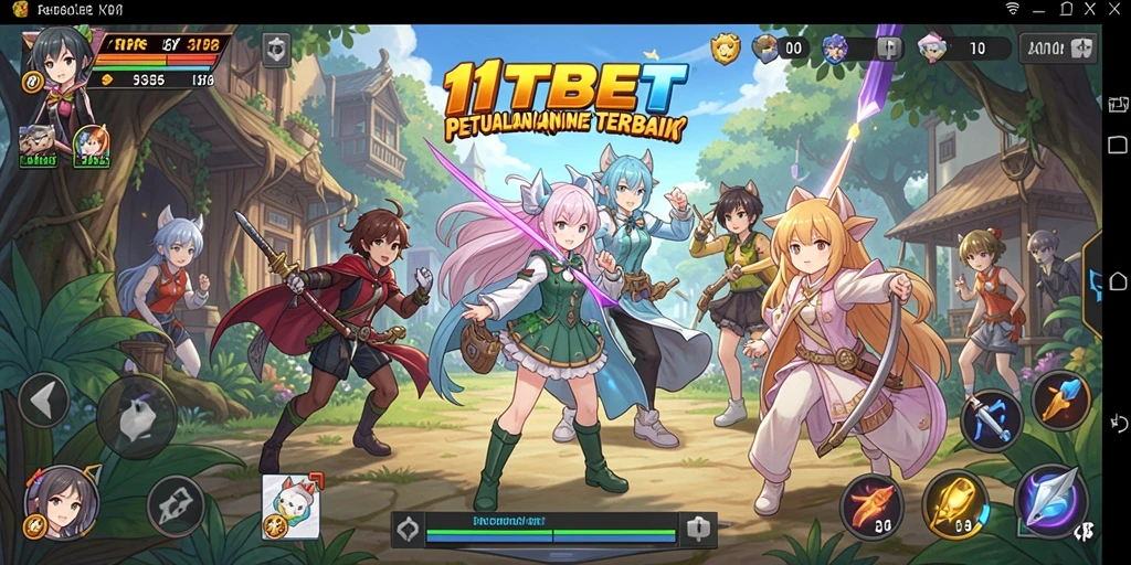 Gameplay menarik dengan karakter Anime yang ikonik.