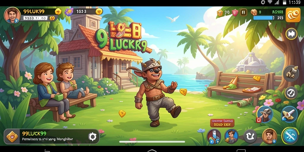 Tangkapan layar gameplay yang seru dari 99LUCK99.