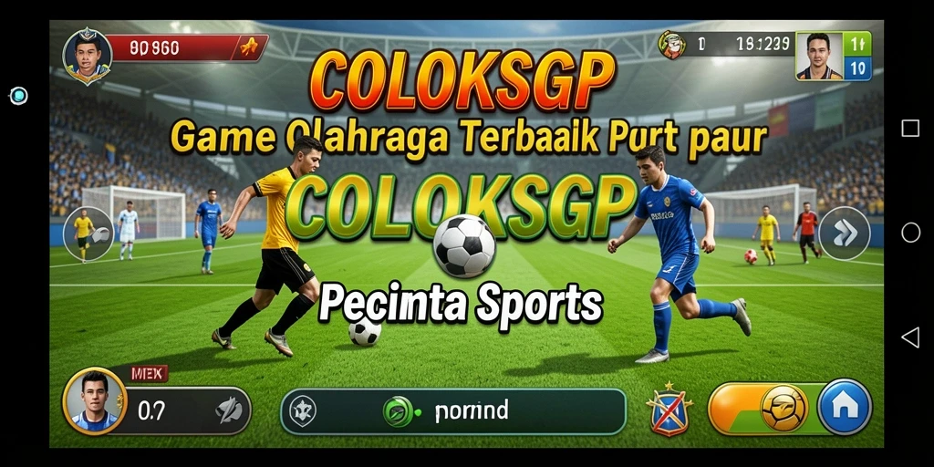 Tampilan gameplay COLOKSGP dengan aksi olahraga yang mendebarkan.