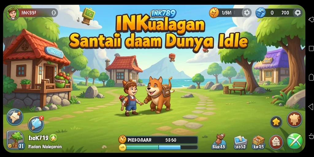 Tampilan gameplay INK789 menampilkan suasana santai dan seru.