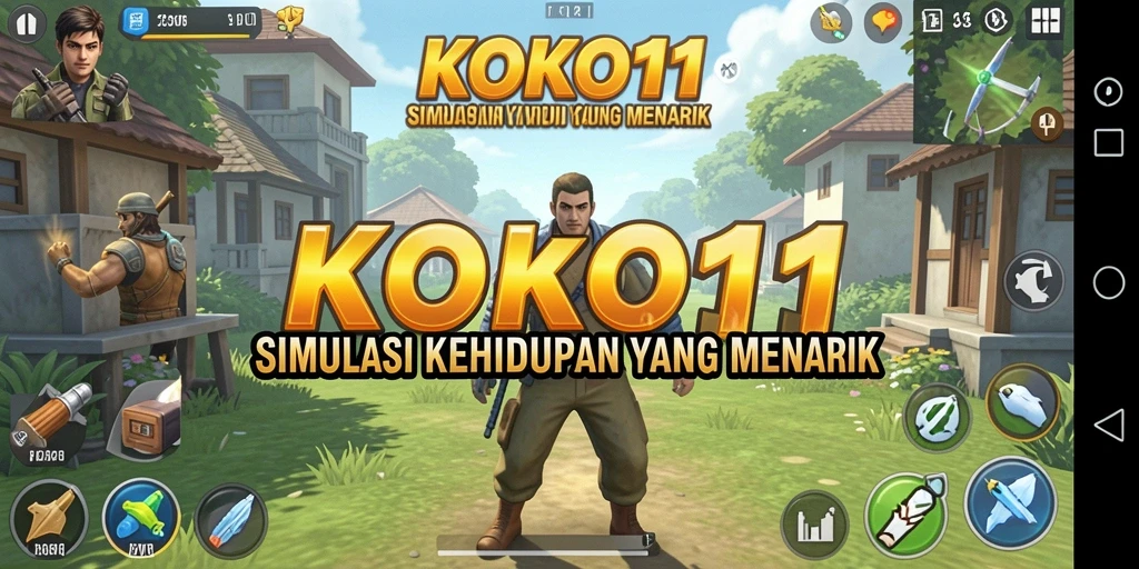 Tampilan gameplay KOKO11 yang menakjubkan dan interaktif.