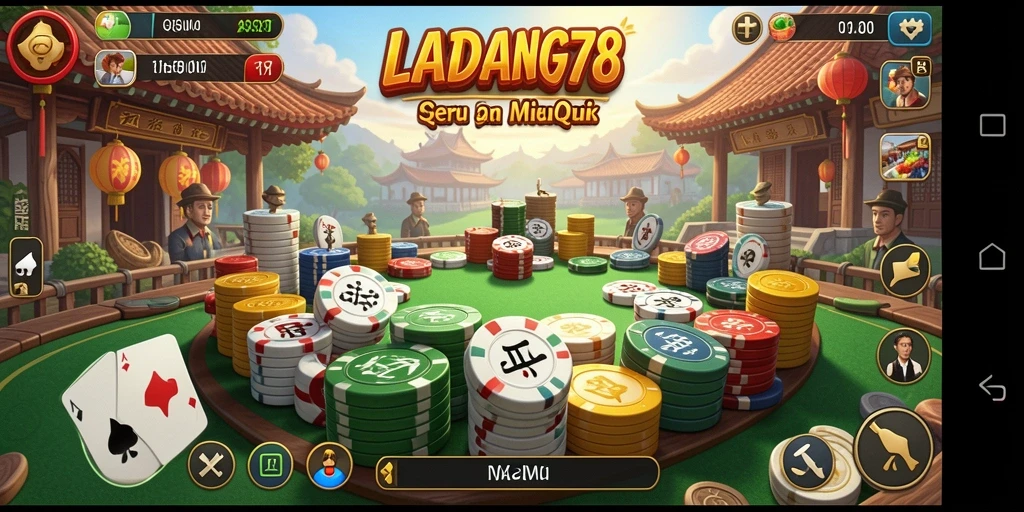 Gambaran menarik tentang gameplay QiuQiu di LADANG78.