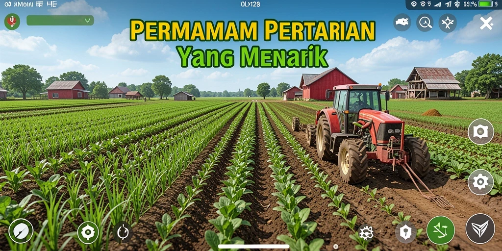 Tangkapan layar utama OLX128 menampilkan keseruan gameplay Farming yang mendebarkan.