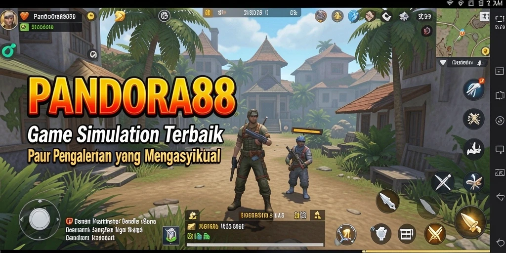 Screenshot gameplay PANDORA88 menunjukkan aksi seru dalam dunia Simulation.