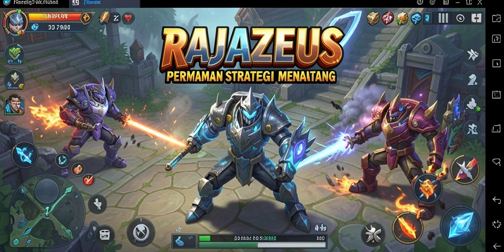 Gameplay menarik RAJAZEUS dengan strategi yang mendalam.