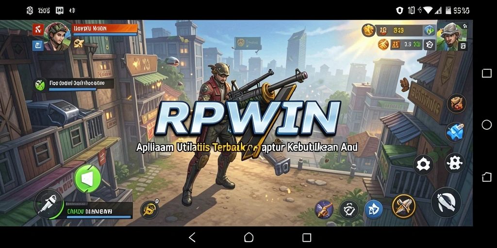 Screenshot utama menunjukkan tampilan antarmuka aplikasi RPWIN yang ramah pengguna.