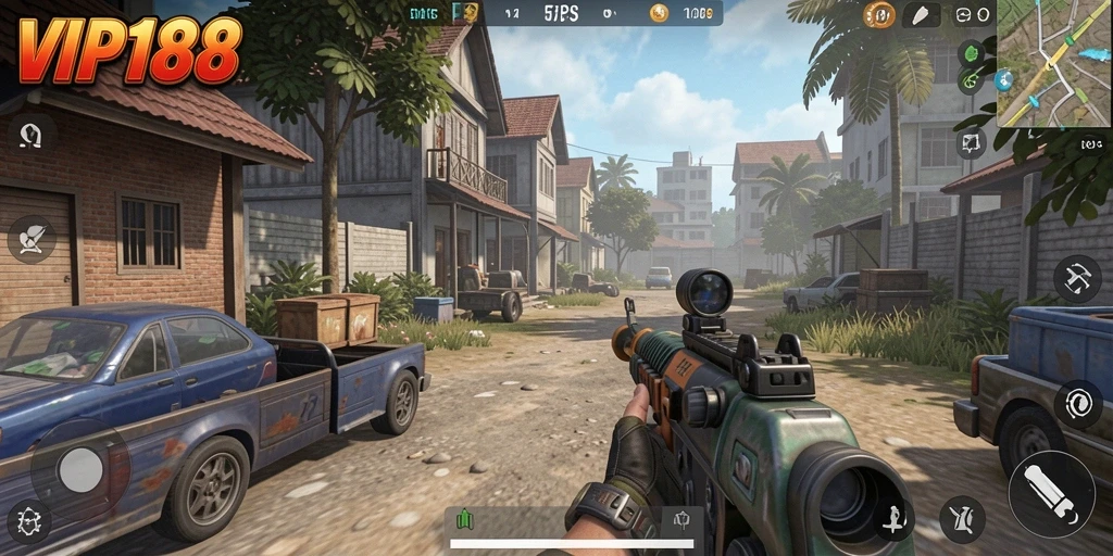Tampilan gameplay seru di VIP188 dengan pertempuran mendebarkan.