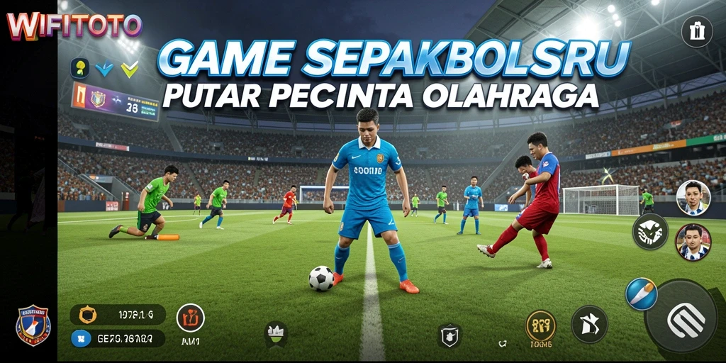 Tampilan menarik dari gameplay sepak bola di WIFITOTO.